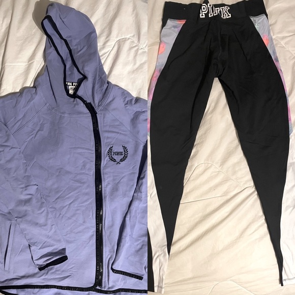 VS PINK Sz M set like new - Picture 1 of 9